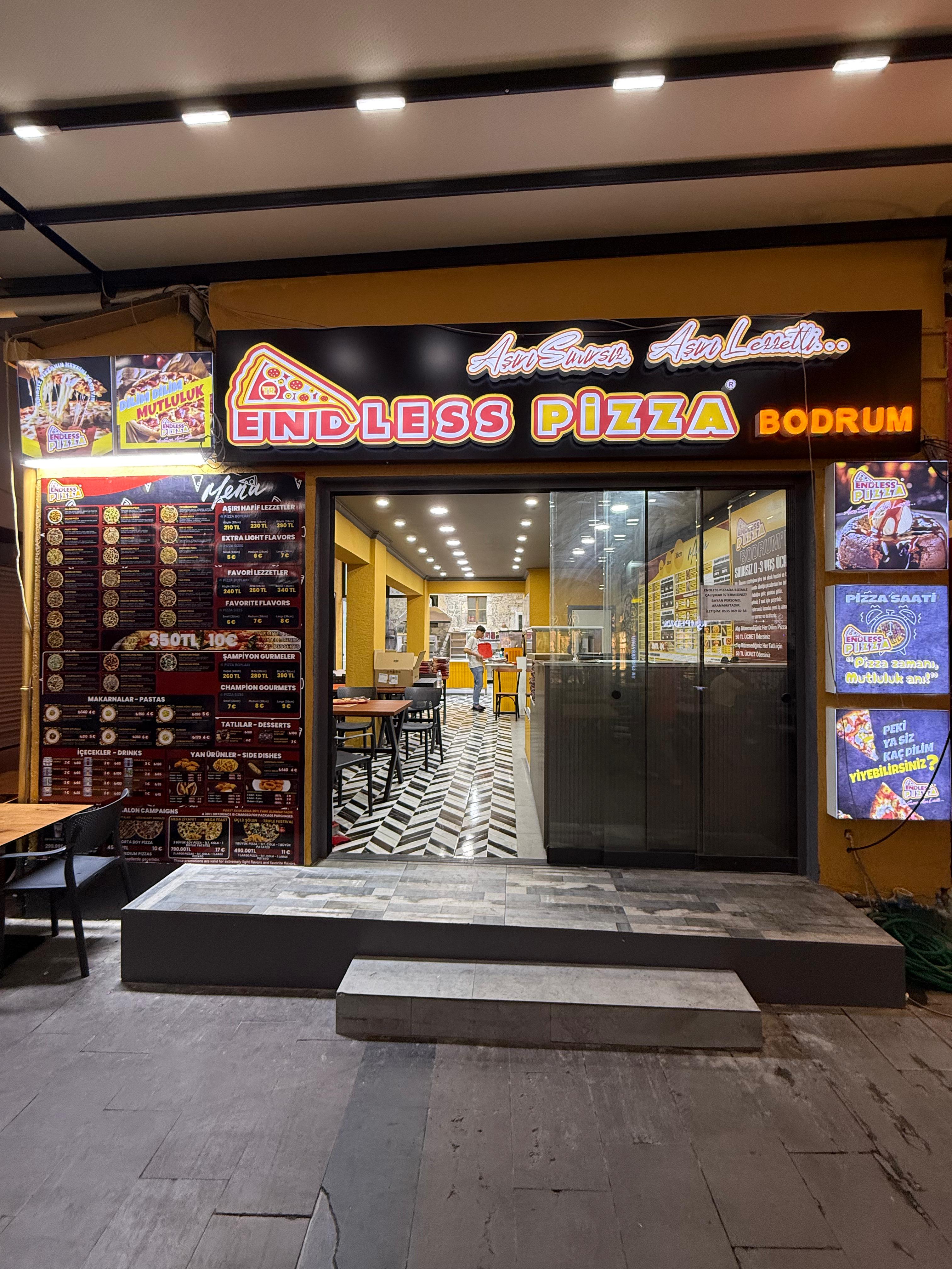 Endless Pizza Bodrum Şube İç Mekan